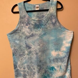XL Ice Tie Dye Tank Top